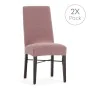 Chair Cover Eysa JAZ Pink 50 x 60 x 50 cm 2 Units by Eysa, Dining Chair Slipcovers - Ref: D1607831, Price: 34,58 €, Discount: %