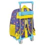 Mochila Escolar con Ruedas SuperThings Guardians of Kazoom Morado Amarillo (27 x 33 x 10 cm) de SuperThings, Mochilas infanti...