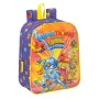 Cartable SuperThings Guardians of Kazoom Violet Jaune (22 x 27 x 10 cm) de SuperThings, Sacs à dos enfant - Réf : S4306424, P...