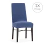 Funda para Silla Eysa JAZ Azul 50 x 60 x 50 cm 2 Unidades de Eysa, Sillas de comedor - Ref: D1607832, Precio: 31,68 €, Descue...