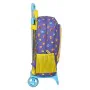 Cartable à roulettes SuperThings Guardians of Kazoom Violet Jaune (32 x 42 x 14 cm) de SuperThings, Sacs à dos enfant - Réf :...