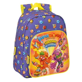 Cartable SuperThings Guardians of Kazoom Violet Jaune (27 x 33 x 10 cm) de SuperThings, Sacs à dos enfant - Réf : S4306431, P...