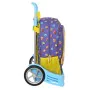 Cartable à roulettes SuperThings Guardians of Kazoom Violet Jaune (32 x 42 x 14 cm) de SuperThings, Sacs à dos enfant - Réf :...