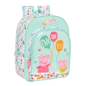 School Bag Peppa Pig Cosy corner Light Blue (26 x 34 x 11 cm) by Peppa Pig, Children's Backpacks - Ref: S4306492, Price: 14,2...