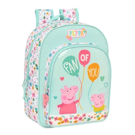 Mochila Escolar Peppa Pig Cosy corner Azul claro (26 x 34 x 11 cm) de Peppa Pig, Mochilas infantiles - Ref: S4306492, Precio:...