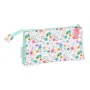 Dreifaches Mehrzweck-Etui Peppa Pig Cosy corner Hellblau (22 x 12 x 3 cm) von Peppa Pig, Federmäppchen - Ref: S4306501, Preis...