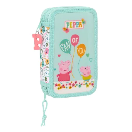 Estojo Duplo Peppa Pig Cosy corner Azul (28 Peças) de Peppa Pig, Estojos - Ref: S4306504, Preço: 10,73 €, Desconto: %