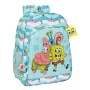 School Bag Spongebob Stay positive Blue White (33 x 42 x 14 cm) by Spongebob, Children's Backpacks - Ref: S4306509, Price: 18...