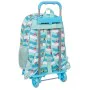 Mochila Escolar con Ruedas Spongebob Stay positive Azul Blanco (33 x 42 x 14 cm) de Spongebob, Mochilas infantiles - Ref: S43...