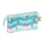 Portatodo Triple Spongebob Stay positive Azul Blanco (22 x 12 x 3 cm) de Spongebob, Estuches - Ref: S4306514, Precio: 6,04 €,...