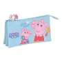 School Case Peppa Pig Baby Light Blue (22 x 12 x 3 cm) by Peppa Pig, Pencil cases - Ref: S4306522, Price: 6,72 €, Discount: %