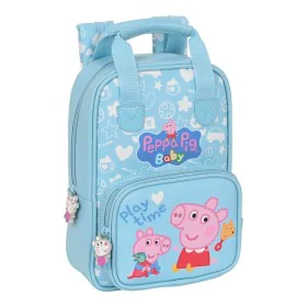 Child bag Peppa Pig Baby Light Blue (20 x 28 x 8 cm) by Peppa Pig, Children's Backpacks - Ref: S4306523, Price: 10,82 €, Disc...