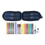 Backpack Pencil Case Harry Potter Magical Brown Navy Blue (12 x 23 x 5 cm) (33 Pieces) by Harry Potter, Pencil cases - Ref: S...