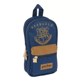 Backpack Pencil Case Harry Potter Magical Brown Navy Blue (12 x 23 x 5 cm) by Harry Potter, Pencil cases - Ref: S4306540, Pri...