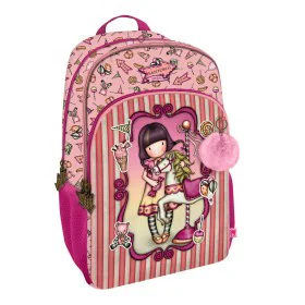 School Bag Gorjuss Carousel Salmon (29 x 45 x 17 cm) by Gorjuss, Children's Backpacks - Ref: S4306591, Price: 29,92 €, Discou...