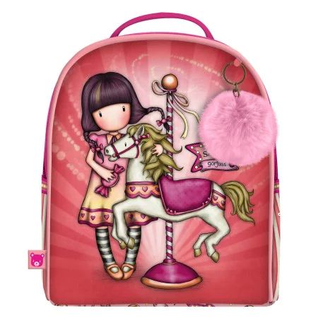 Mochila Escolar Gorjuss Carousel Mini Salmón (20 x 22 x 10 cm) de Gorjuss, Mochilas infantiles - Ref: S4306624, Precio: 14,08...