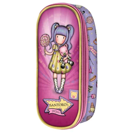 School Case Gorjuss First prize Lilac (10 x 23 x 6 cm) by Gorjuss, Pencil cases - Ref: S4306673, Price: 8,53 €, Discount: %