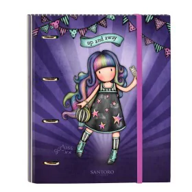 Reliure à anneaux Gorjuss Up and away Violet (27 x 32 x 3.5 cm) de Gorjuss, Classeurs - Réf : S4306730, Prix : 7,49 €, Remise...