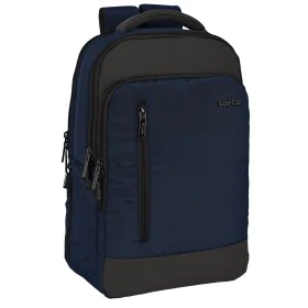 Rucksack for Laptop and Tablet with USB Output Safta Business Dark blue (29 x 44 x 15 cm) by Safta, Bags and covers for lapto...