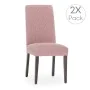 Custodia per Sedia Eysa THOR Rosa 50 x 55 x 50 cm 2 Unità di Eysa, Fodere coprisedia per sala da pranzo - Rif: D1607852, Prez...