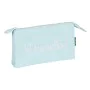 Triple Carry-all Benetton Fantasy Sky blue (22 x 12 x 3 cm) by Benetton, Pencil cases - Ref: S4306816, Price: 6,04 €, Discoun...