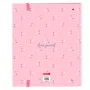 Ring binder Safta CorazÓn A4 Pink (27 x 32 x 3.5 cm) by Safta, Filing cabinets - Ref: S4306843, Price: 6,22 €, Discount: %