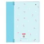 Ring binder BlackFit8 Mariposa A4 Light Blue (27 x 32 x 3.5 cm) by BlackFit8, Filing cabinets - Ref: S4306908, Price: 6,22 €,...