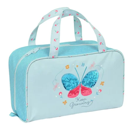 Nécessaire Escolar BlackFit8 Mariposa Azul 31 x 14 x 19 cm de BlackFit8, Estojos - Ref: S4306910, Preço: 10,39 €, Desconto: %