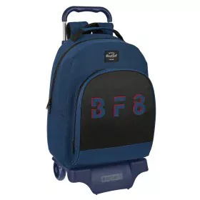 Schulrucksack mit Rädern BlackFit8 Urban Schwarz Marineblau (32 x 42 x 15 cm) von BlackFit8, Kinderrucksäcke - Ref: S4306948,...