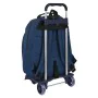 Mochila Escolar com Rodas BlackFit8 Urban Preto Azul Marinho (32 x 42 x 15 cm) de BlackFit8, Mochilas infantis - Ref: S430694...