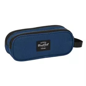 Trousse Fourre-Tout Double BlackFit8 Urban Noir Blue marine (21 x 8 x 6 cm) de BlackFit8, Trousses - Réf : S4306950, Prix : 4...