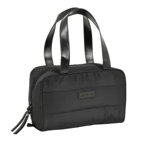 School Toilet Bag Moos Negro Padded Black 31 x 14 x 19 cm by Moos, Pencil cases - Ref: S4306991, Price: 24,24 €, Discount: %