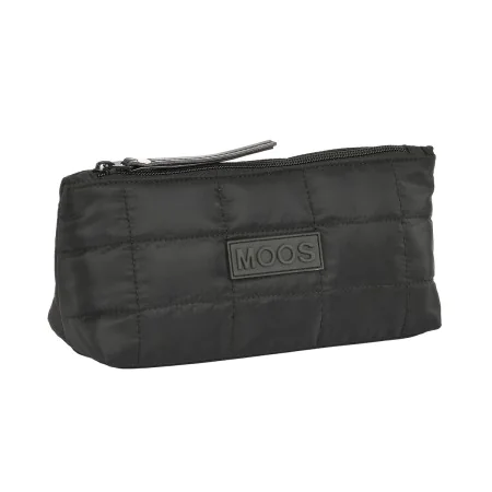 Neceser Escolar Moos Negro Acolchado Negro 23 x 12 x 8 cm de Moos, Estuches - Ref: S4306992, Precio: 11,13 €, Descuento: %