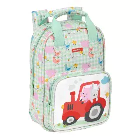 Cartable Safta Granja Blanc Vert clair (20 x 28 x 8 cm) de Safta, Sacs à dos enfant - Réf : S4307021, Prix : 11,50 €, Remise : %