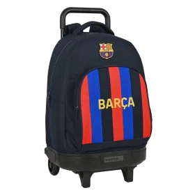 Cartable à roulettes F.C. Barcelona Bordeaux Blue marine 33 X 45 X 22 cm de F.C. Barcelona, Sacs à dos enfant - Réf : S430708...