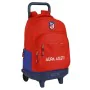 School Rucksack with Wheels Atlético Madrid Red Navy Blue (33 x 45 x 22 cm) by Atlético Madrid, Children's Backpacks - Ref: S...