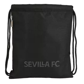 Bolsa Mochila con Cuerdas Sevilla Fútbol Club Teen 35 x 40 x 1 cm Negro de Sevilla Fútbol Club, Bolsas escolares - Ref: S4307...