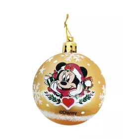 Weihnachtsbaumkugel Minnie Mouse Lucky Gold 10 Stück Kunststoff (Ø 6 cm) von Minnie Mouse, Weihnachten - Ref: S4307220, Preis...