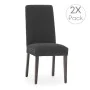 Chair Cover Eysa THOR Dark grey 50 x 55 x 50 cm 2 Units by Eysa, Dining Chair Slipcovers - Ref: D1607857, Price: 28,36 €, Dis...