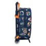 School Rucksack with Wheels Buzz Lightyear Navy Blue (22 x 27 x 10 cm) by Buzz Lightyear, Children's Backpacks - Ref: S430724...