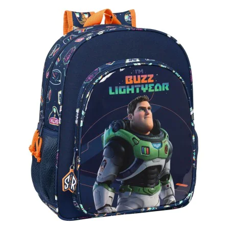 Mochila Escolar Buzz Lightyear Azul marino (32 x 38 x 12 cm) de Buzz Lightyear, Mochilas infantiles - Ref: S4307244, Precio: ...