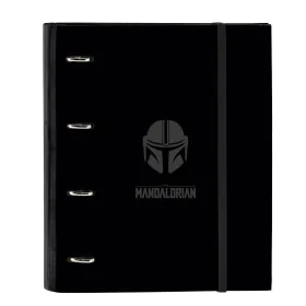 Ring binder The Mandalorian Black (27 x 32 x 3.5 cm) by The Mandalorian, Filing cabinets - Ref: S4307266, Price: 11,91 €, Dis...