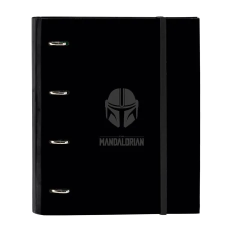 Raccoglitore ad anelli The Mandalorian Nero (27 x 32 x 3.5 cm) di The Mandalorian, Armadi schedari - Rif: S4307266, Prezzo: 1...