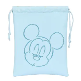 Lancheira Mickey Mouse Clubhouse 20 x 25 cm Saco Azul Claro de Mickey Mouse Clubhouse, Armazenamento de alimentos - Ref: S430...