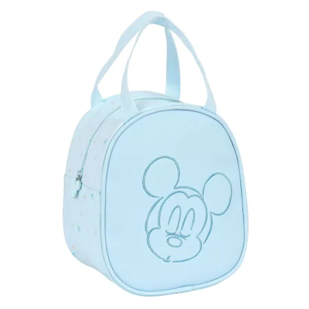 Porta-merendas Térmico Mickey Mouse Clubhouse 19 x 22 x 14 cm Azul Claro de Mickey Mouse Clubhouse, Armazenamento de alimento...