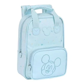 School Bag Mickey Mouse Clubhouse Light Blue (20 x 28 x 8 cm) by Mickey Mouse Clubhouse, Children's Backpacks - Ref: S4307274...