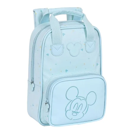 Mochila Escolar Mickey Mouse Clubhouse Azul Claro (20 x 28 x 8 cm) de Mickey Mouse Clubhouse, Mochilas infantis - Ref: S43072...