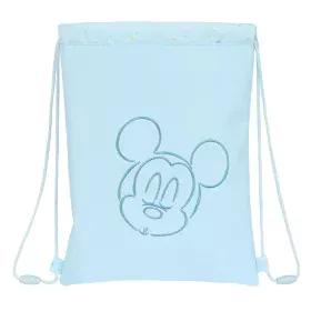 Rucksacktasche mit Bändern Mickey Mouse Clubhouse Hellblau (26 x 34 x 1 cm) von Mickey Mouse Clubhouse, Schulranzen - Ref: S4...