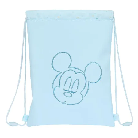 Rucksacktasche mit Bändern Mickey Mouse Clubhouse Hellblau (26 x 34 x 1 cm) von Mickey Mouse Clubhouse, Schulranzen - Ref: S4...