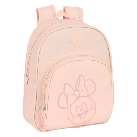 Mochila Escolar Minnie Mouse Baby Cor de Rosa (28 x 34 x 10 cm) de Minnie Mouse, Mochilas infantis - Ref: S4307278, Preço: 17...